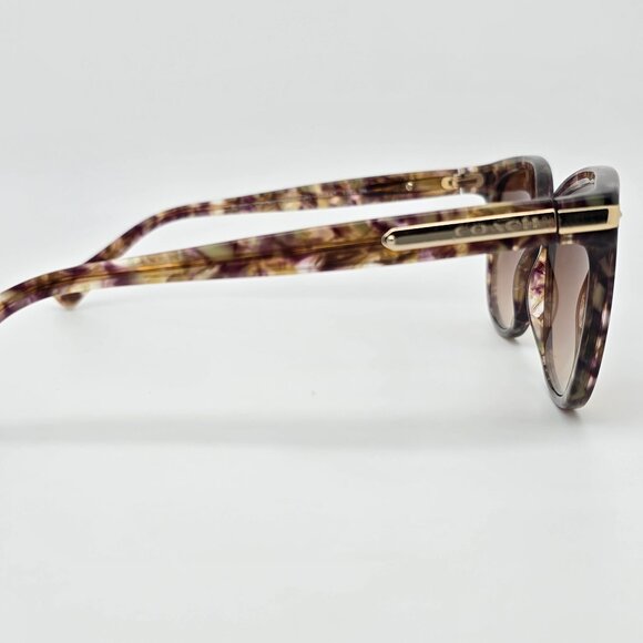 Coach HC8132 L109 528713 Confetti Brown Frame Brown Gradient Lens Sunglasses main image 14